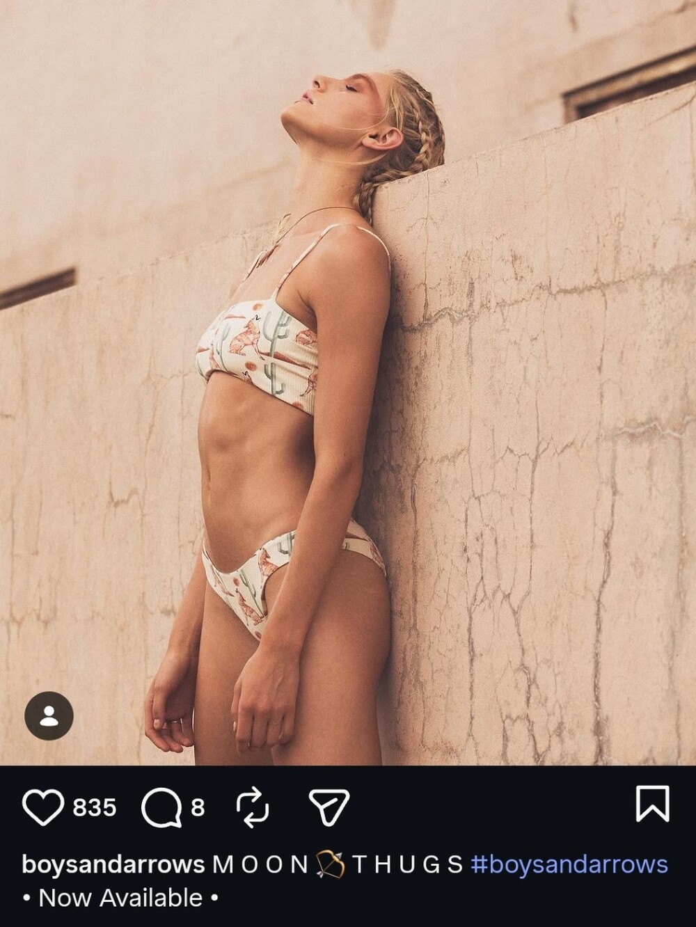 NWOT Boys + Arrows RARE Bikini.